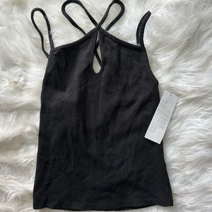 Urban Outfitters NWT strappy keyhole tank ribbed